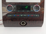 2007-2014 Ford Expedition Audio Radio AC Air Climate Control Bezel Woodgrain OEM AL14-18C612-BB - product image