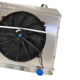 3-Row Aluminum Radiator with Shroud and Fan for 1963-1966 Chevrolet C10 / C20 / C30 Pickup