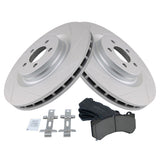 Front Ceramic Brake Pad and Rotor Kit for Dodge Challenger and Charger