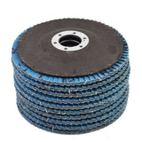 4-1/2 x 7/8 Inch Zirconia Flap Discs 60 Grit T29 10 Pack