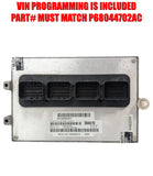 VIN PROGRAMMED 2010 Jeep Liberty Dodge Nitro 3.7L ECU Engine Control Module OEM P68044702AC - product image