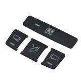 Window and Door Switch Button Cover Set 14 Piece for Mercedes-Benz C E GLK ML CLS