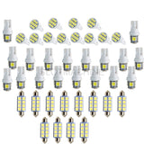 42Pcs White LED Car Interior Light Bulbs Kit Dome & License Plate Lamps for compatible applications EBAY-377497698694 – product image