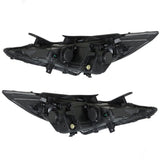 Chrome Halogen Projector Headlight Pair for 2011-2014 Hyundai Sonata