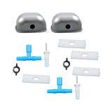 Auto Fill Cup Waterer Kit 2 Pack for Chickens and Rabbits
