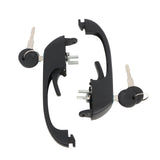 Front Outside Door Handle Pair with Keys for 1980-1991 Volkswagen Vanagon 251837205