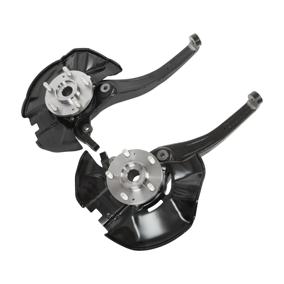 Front Steering Knuckle and Hub Assembly Pair for 2006-2010 Hyundai Sonata LK105 LK106