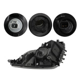 Black Halogen Headlight Pair for 2006-2009 Toyota Prius TO2518110 TO2519110