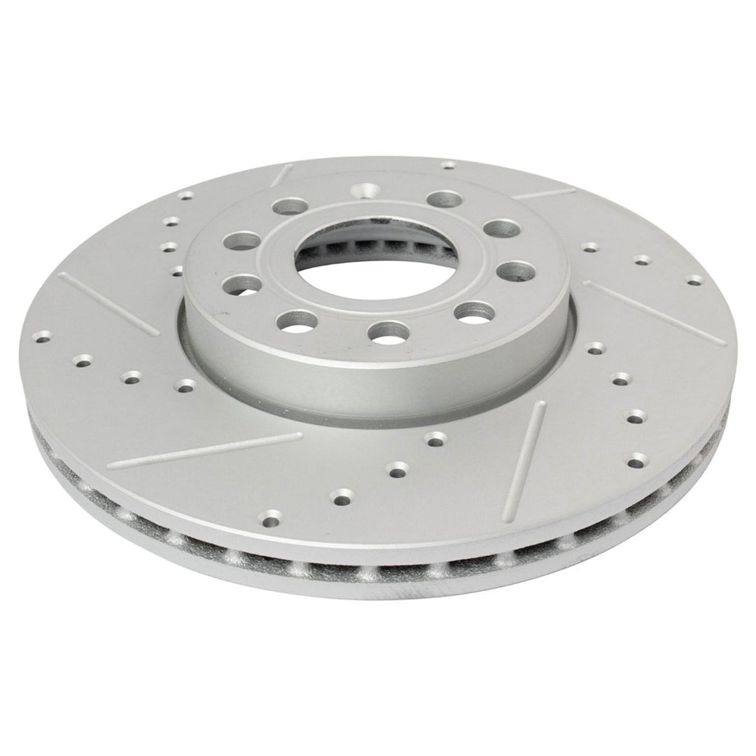 Front Performance Ceramic Pad & Coated Rotor Kit for VW Jetta, Golf, Rabbit, Beetle & Audi A3