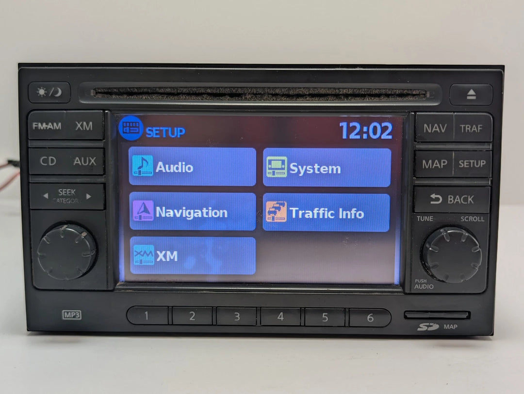 12-15 Nissan Rogue CD GPS Nav Navigation Radio Receiver 259151VX1A OEM - product image