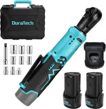 DURATECH 12V Cordless Electric Ratchet Wrench 3/8 Inch 48 ft-lb