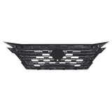 Chrome and Black Front Upper Grille with Camera Hole for 2024-2025 Nissan Rogue