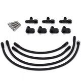 4AN Steam Vent Hose Kit Coolant Crossover for GM LS1 LS2 LS6 LM7 LSX OFK14-BK
