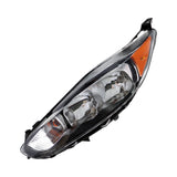 Black Headlight Pair for 2014-2019 Ford Fiesta S SE ST D2BZ-13008-K