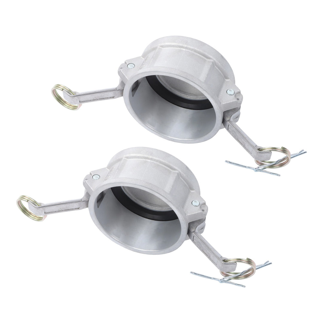 3 Inch Type DC Female Cam Lock Dust Cap 2 Pack Aluminum