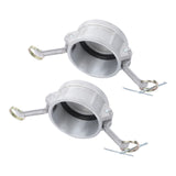 3 Inch Type DC Female Cam Lock Dust Cap 2 Pack Aluminum