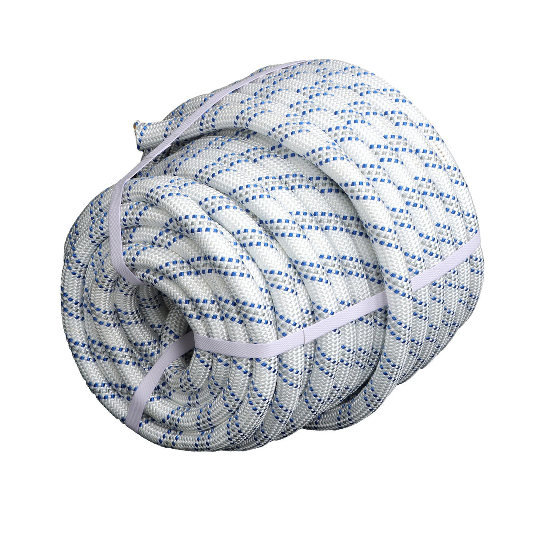 3/4 Inch x 120 Ft Double Braided Polyester Rope 3200 Lbs Breaking Strength