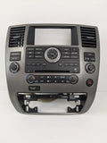 08-12 Nissan Armada Pathfinder Radio 6 CD Climate AC Heater Control Panel Bezel OEM 259159GA0D - product image