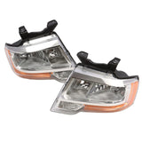 Left and Right Halogen Headlight Pair for 2015-2017 Ford Expedition FL1Z13008G – product image 2