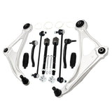 10-Piece Front Suspension Kit for 2007-2013 Nissan Altima Control Arms Tie Rods Sway Bar Links