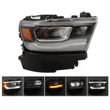 Chrome LED Headlight Pair with DRL for 2019-2023 Ram 1500 CH2503332 – product image