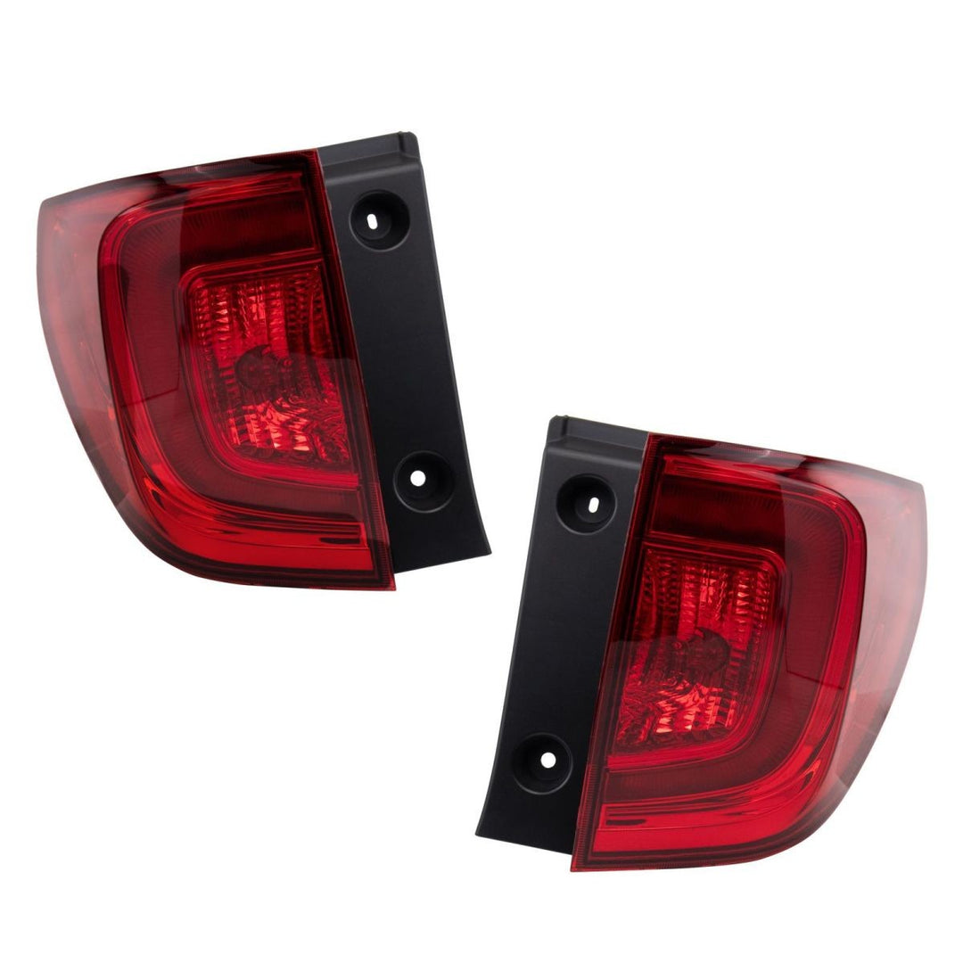 Outer Tail Light Pair for 2016-2018 Honda Pilot