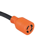 Generator Extension Cord 50 ft 30 Amp L14-30P to L14-30R 4 Prong