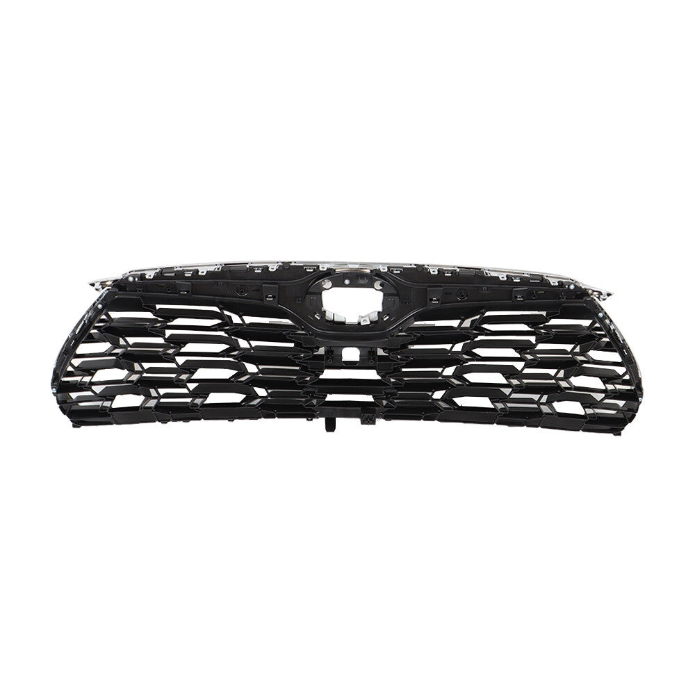 Black Chrome Mesh Front Grille for 2020-2022 Toyota Highlander