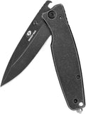Mossy Oak 7 Inch Folding Pocket Knife with Glass Breaker and Bottle Opener