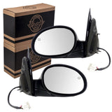 Power Mirror For 2001-2003 PT Cruiser Heated Manual Fold Set 4724656AF 2332-5076LR - product image