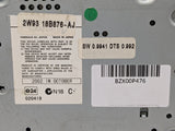 2004-2007 Jaguar XJ8 Radio CD Player and Climate Control Panel 2W93-18B876-AJ OEM - product image