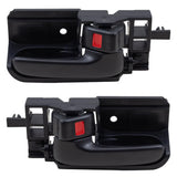 Fits Toyota Corolla 03-08 Set of Inside Interior Black Front Rear Door Handles ADS1625BK-LR - product image
