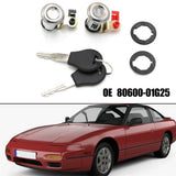 Door Lock Set with Key Left and Right Repair For Nissan Pickup 80600-01G25 80600-01G25, 80601-01G25 – product image 5
