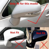 Carbon Fiber Look Rearview Mirror Cover Cap For 2006-12 Lexus IS IS250 IS350 ISF – product image 3