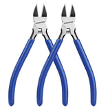 WORKPRO 2-Pack 6 Inch Spring-Loaded Precision Flush Cutters