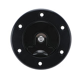 Aircraft Style Pop-Up Fuel Cap with Filler Neck 6-Bolt Flush Mount Black SLYXG01-BK