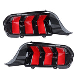 Black LED Tail Light Pair for 2024-2025 Ford Mustang PR3Z13405D PR3Z13404B