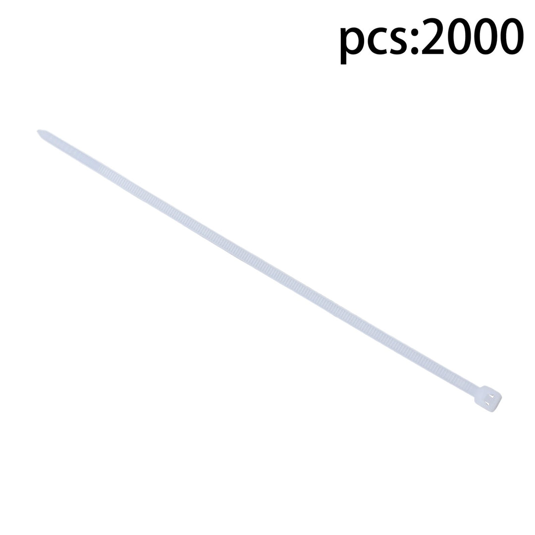White Nylon Cable Ties 8 Inch 2000 Pack 40 lb