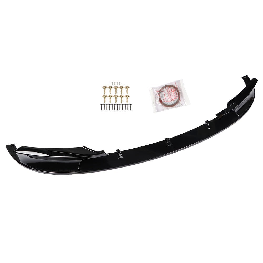 Gloss Black Front Bumper Lip for 2012-2018 BMW 3 Series F30 M Sport
