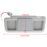 Left Sun Visor with Mirror for 2004-2011 Mazda RX-8 Gray FE88-69-320B-77