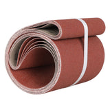 6 x 48 Inch Sanding Belt 5 Pack 80 Grit Aluminum Oxide