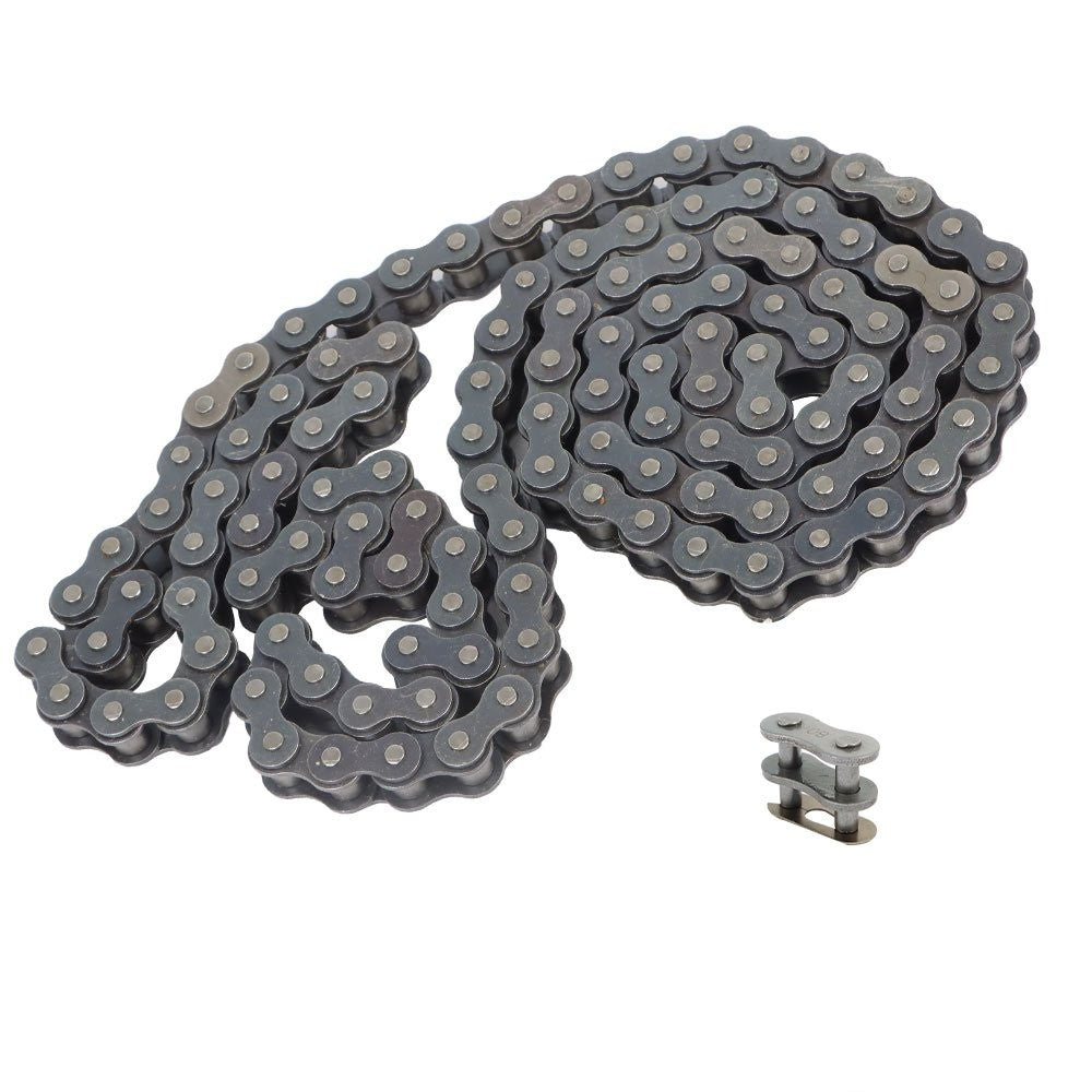 Number 80 Stainless Steel Roller Chain 10 ft with Connecting Link