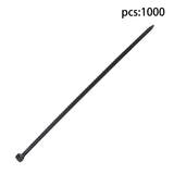 Black Nylon Cable Ties 8 Inch 1000 Pack 65 lb