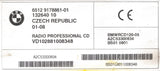 2008-09 BMW 128i 135i 323i 335i M3 Z4 OEM CD Radio 65129302179 - product image