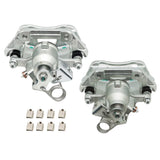 Rear Brake Caliper Pair with Brackets for 2011-2014 Ford Edge 2011-2015 Lincoln MKX 18B5298 18B5299