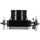 70mm Billet Throttle Body with Weld-On Adapter Plate Universal Cable Drive 6970BK
