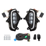 Front LED Fog Lights Pair LH RH w/ Turn Signal DRL for Toyota RAV4 2019-2025 377482478654 – product image