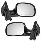 Power Mirror for 1996-2000 Caravan Heated Manual Fold Set 4675570AB CH1321141 2332-4638LR - product image