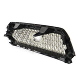 Dark Gray Chrome Honeycomb Front Grille for 2019-2021 Toyota Tacoma TRD