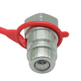 1/2 inch NPT Hydraulic Quick Connect Coupler Set ISO 5675 Pioneer Style